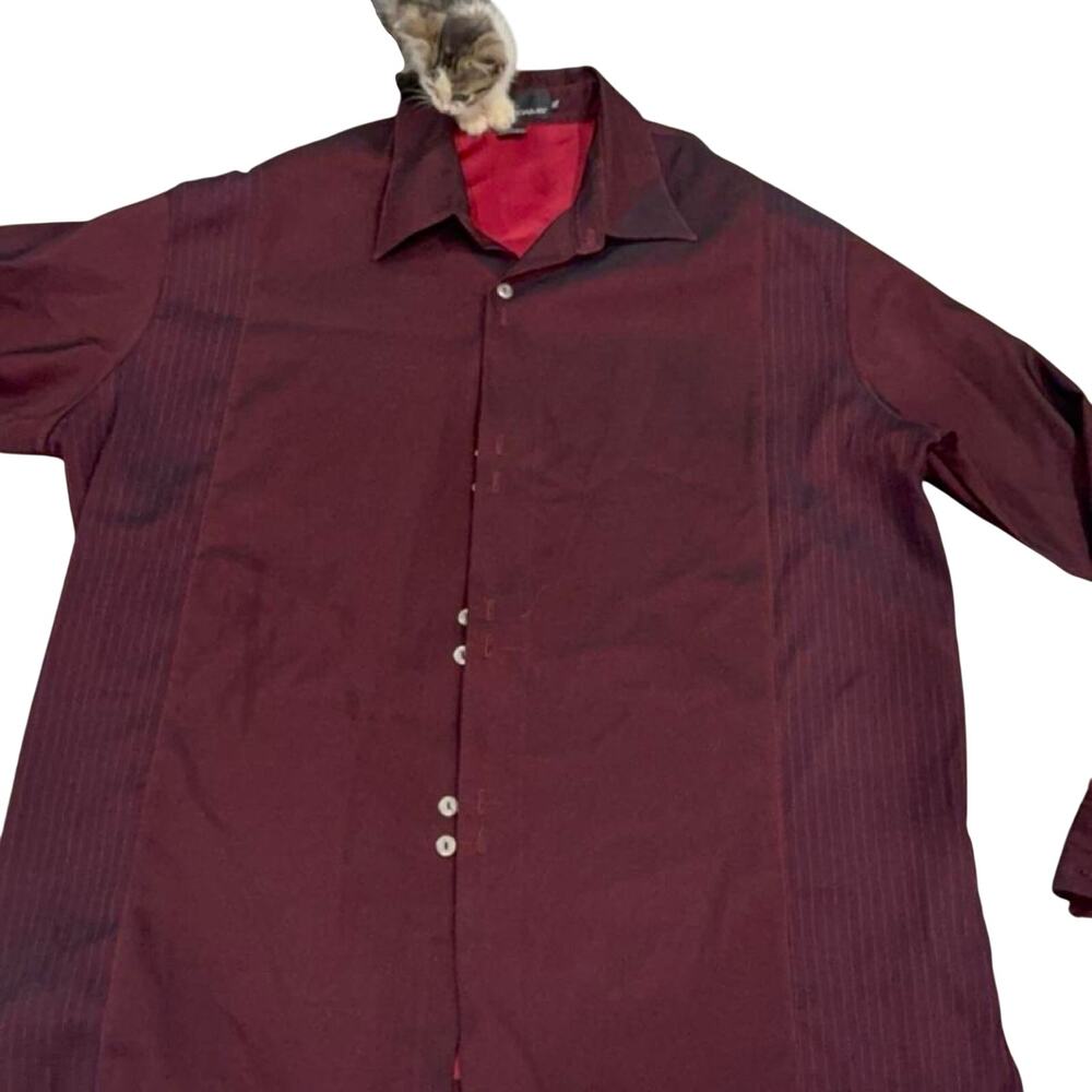 XL Stacy adams 1x burgundy tonal